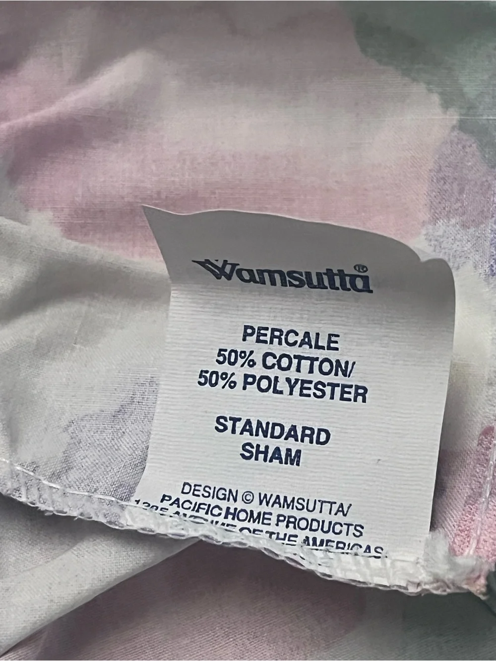 Wamsutta Pastel Watercolor standard pillow sham